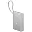 Baseus PicoGo 10000mAh 45W titánová / Powerbanka / Digitálny displej / Vstavaný kábel USB-C