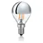Ideal lux LED CLASSIC SFERA E14 chrómová / Žiarovka / P45 / 4W / 370lm / 3000K teplá biela / nestmievateľná