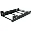 StarTech Univerzálna koľajnica pre server rack čierna / Koľajnica / 19" / 3U / nosnosť 97,3 kg / oceľ