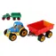 TEDDIES Traktor s vlekom / Traktor / Plast / Voľný chod / 53 cm / od 3 rokov