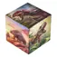 TEDDIES Hlavolam kocka 3x3 dinosaurus / Plast / Vo fólii / 6x6x6 cm / od 6 rokov
