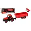 TEDDIES Traktor Zetor s valníkom / Na zotrvačník / so zvukom a svetlom / plast / 36 cm / od 3 rokov