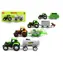 TEDDIES Traktor s prívesom / 16 cm / 6 druhov / od 3 rokov