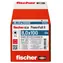 fischer PowerFull II 8,0x100 / Skrutka do dreva / zápustná hlava / TX40 / celý závit / pozinkovaný / 50 ks