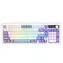 Ajazz AK980 biela / Bezdrôtová herná klávesnica / mechanická / Gift Switch V2 / 98% / RGB / BT/USB-C/2.4GHz