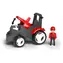EFKO Traktor Igráčik MultiGO Zetor červený s radlicou / od 3 rokov
