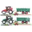Orion Traktor s vlekom / 2 farby / Zotrvačník / 35 cm / Plast / od 3 rokov