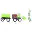 Orion Traktor s čelným nakladačom / Traktor / Plast / Vlečka a klády dreva 2 ks / 27 cm / od 3 rokov