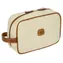 BRIC'S Kozmetická taška Firenze Necessaire Shave Case 014 krémová / PVC / toskánska koža / 25 x 17 x 9 cm
