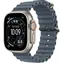 Apple Watch Ultra 3 (2025) GPS+Cellular 49mm Titanové telo - Modrý oceánsky remienok / 130-200mm