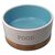 Dog Fantasy Miska keramická FOOD bielo-modrá s podtáckom 13x5.5cm. 400ml