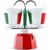 Bialetti Mini Italia darčeková sada / 2 espresso šálky & moka kanvice