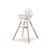 Childhome Evolu 2 Natural - White / Stolička 2v1 / od 6 mesiacov do 6 rokov