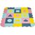 ECOTOYS Penové puzzle Tvary pastelové SX s okrajmi / od 3 rokov