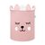Sipo Kôš na hračky so šnúrkou, skladací bavlnený / 43 l, Teddy Bear Pink