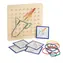 Small Foot Drevená doska Geoboard / od 3 rokov