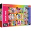 Trefl - Puzzle - Bábiky Rainbow High MEGA PACK 10v1 / 4x20.3x35.3x48 / 4x (16.7x15.6cm), 6x (22.3x15.6cm) / vek 4+