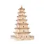 Woodcraft Drevené 3D puzzle Veľká pagoda divokej husi / 107 dielikov / od 14 rokov / Obtiažnosť: jednoduchá