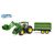 Bruder 03155 Traktor John Deere s predným nakladačom a sklápacím prívesom / 1:16 / od 3 rokov