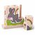 Bigjigs Baby Nasadzovacie kocky zvieratká / od 1 roka