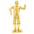 Metal Earth 3D Puzzle Star Wars: C-3PO (zlatý) / 56 dielikov / od 14 rokov