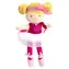 Doudou Jolijou Bábika mini baletka "Les Tutus" 23 cm tmavo ružové šaty / od 0 rokov