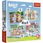 Trefl - Puzzle - Bluey a jej svet 4v1 / 12|15|20|24 dielikov / 28.5 x 20.5 cm / vek 3+