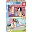 Educa Drevené puzzle Bluey / 2x25 dielikov / od 3 rokov