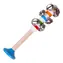 Bigjigs Toys Rolničky pruhované 1ks modrá / od 10 mesiacov