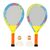 KIK Veľké LED rakety na bedminton + 2 košíčky