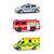 Maisto - CZ - Sada Záchranných vozidiel, Česká republika - Polícia, Sanitka, Hasičské auto, 1:64