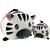 Magic Baby ZEBRA - mamička s mláďatkom - set plyšových hračiek 20 a 40 cm