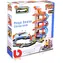 Bburago STREET FIRE Veľká parkovacia herná súprava - garáž a showroom s dvoma autíčkami 1:43 / od 3 rokov