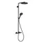 Hansgrohe Raindance Select S - Sprchový set Showerpipe s termostatom | 3 prúdy | matná čierna