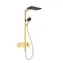 Hansgrohe Raindance Alive Q - Sprchový set s termostatom | 21x34 cm | 3 prúdy | EcoSmart | leštený vzhľad zlata