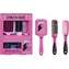 Corsair Toiletries EMILY IN PARIS Paddle Brush & Round - Sada kief na vlasy 3 ks / od 3 rokov