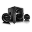 Fenda F&D A111X čierna / Reproduktory / 2.1 / 35W / BT4.0 / FM rádio / USB prehrávanie / diaľkové ovládanie
