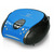 Lenco SCD-24 modrá / FM rádio / CD prehrávač / 2x2W / 3.5mm jack