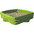 Big pieskovisko s krytom zelená / 138 x 138 x 27 cm