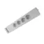iQtech SmartLife WT004 biela / šikovný Wi-Fi štvorzásuvkový adaptér / 240V / 10A / 2.4GHz / 4xUSB