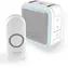 Honeywell Home DC515N bezdrôtový zvonček Series 5 / 150 m / 6 melódií / prenosná základňa biela / design. tlačidlo