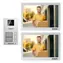Evolveo DoorPhone 20-2W bielo-strieborná / 2 drôtový videotelefón s aplikáciou pre dve domácnosti / 32GB