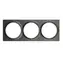 Fibaro Walli Triple Cover Plate FG-Wx-PP-0004-8 / trojrámik pre vypínače Walli šedá
