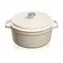 Grand feu Hrniec s vekom liatina/smalt 3,5l biely