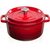 Grand feu Hrniec s vekom liatina/smalt 3,5l tmavo červený