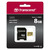 Transcend 500S Micro SDHC 8GB + adaptér / UHS-I / U1 / V30 / R: 95MBs / W: 60MBs