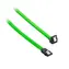CableMod ModMesh Pravouhlý SATA 3 Kábel 30cm - zelená