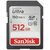 SanDisk Ultra SDXC 512GB / Class 10 / rýchlosť prenosu 150 MB/s / vhodné pre FullHD