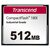 Transcend CF180 Compact Flash Karta 512MB / R: 85MBs / W: 70MBs