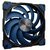 Akasa ALUCIA SC12 modrá / 120mm / Hydro Dynamic Bearing / 33.1 dB @ 2000 RPM / 56.3 CFM / 4-Pin PWM